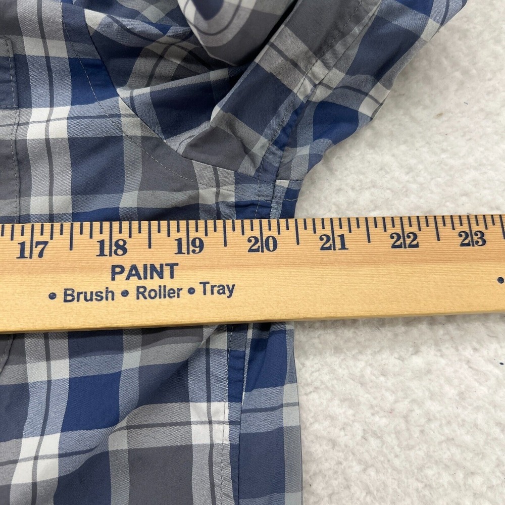 Vineyard Vines Shirt Mens Small Blue Performance Classic Fit Murray Plaid - Picture 6 of 10